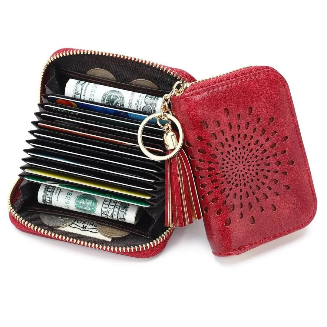 Popular single zipper lady card holder in 2021