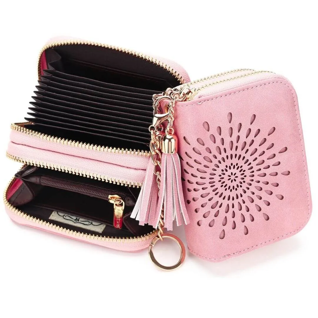 Popular single zipper lady card holder in 2021