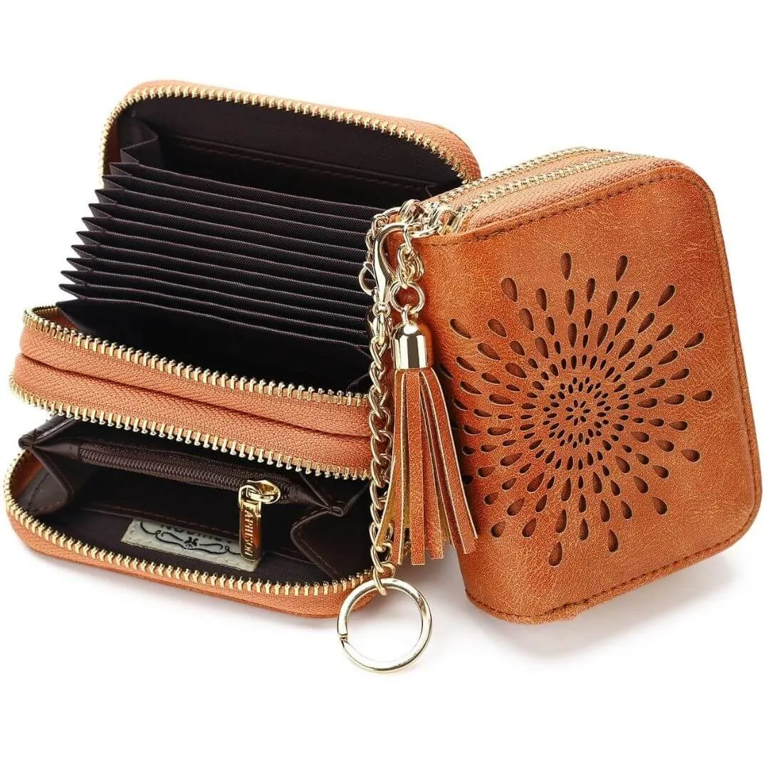 Popular single zipper lady card holder in 2021