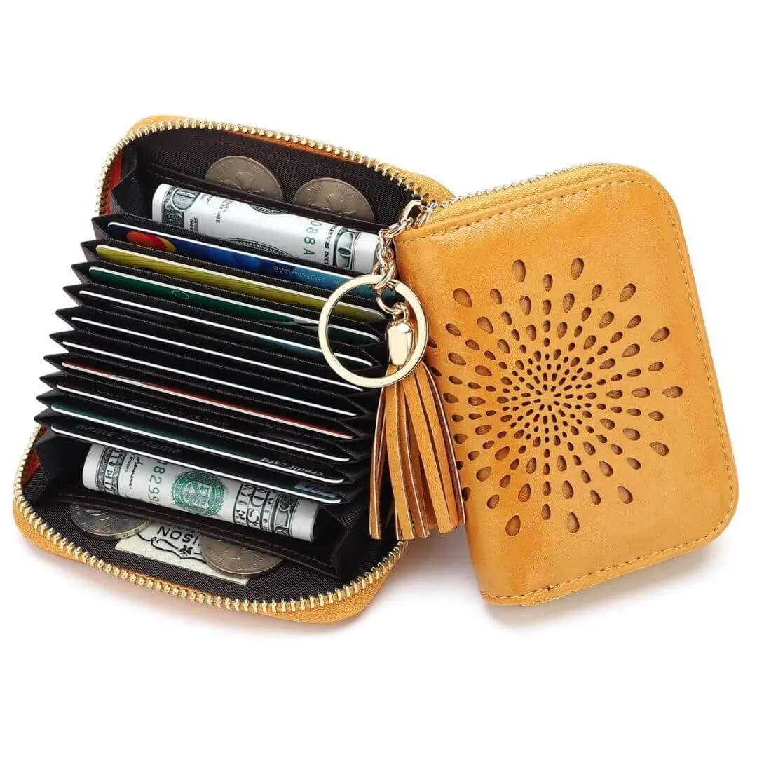 Popular single zipper lady card holder in 2021