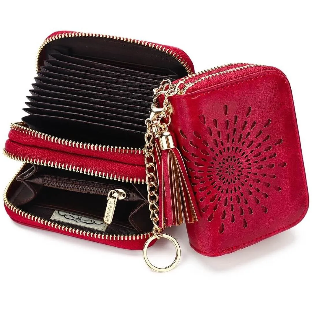 Popular single zipper lady card holder in 2021