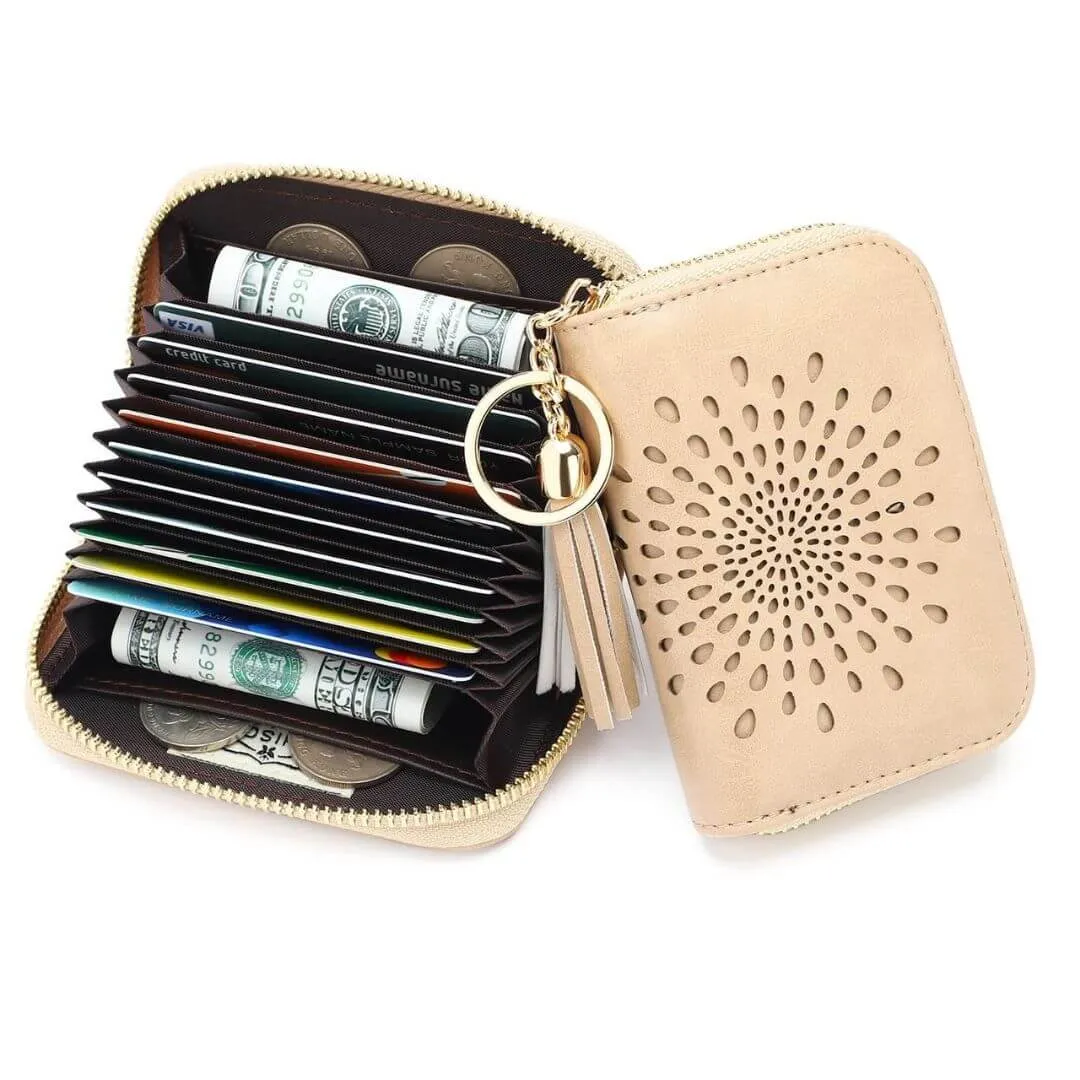 Popular single zipper lady card holder in 2021