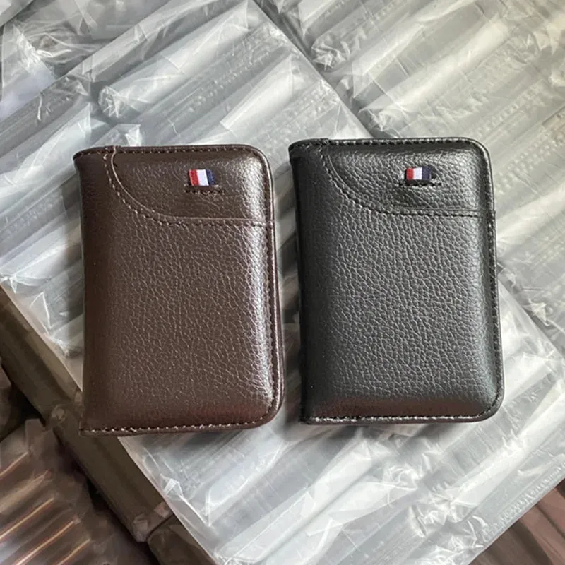 Portable Super Slim Soft Wallet PU Leather Mini Credit Card Wallet Purse Card Holders Men Wallet Thin Small Short Wallets
