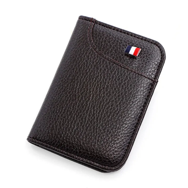 Portable Super Slim Soft Wallet PU Leather Mini Credit Card Wallet Purse Card Holders Men Wallet Thin Small Short Wallets