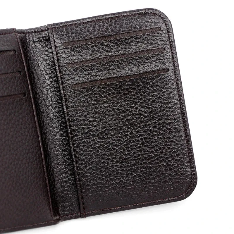 Portable Super Slim Soft Wallet PU Leather Mini Credit Card Wallet Purse Card Holders Men Wallet Thin Small Short Wallets
