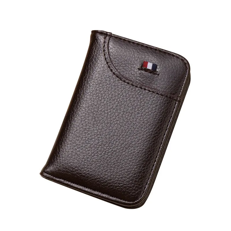 Portable Super Slim Soft Wallet PU Leather Mini Credit Card Wallet Purse Card Holders Men Wallet Thin Small Short Wallets