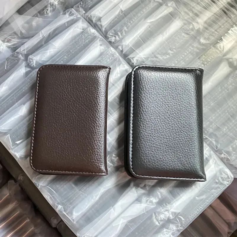 Portable Super Slim Soft Wallet PU Leather Mini Credit Card Wallet Purse Card Holders Men Wallet Thin Small Short Wallets