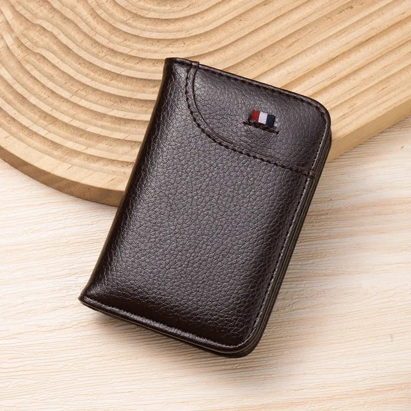 Portable Super Slim Soft Wallet PU Leather Mini Credit Card Wallet Purse Card Holders Men Wallet Thin Small Short Wallets