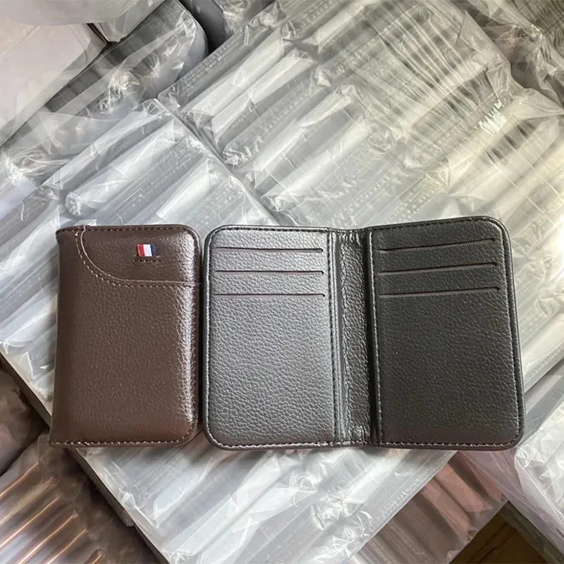Portable Super Slim Soft Wallet PU Leather Mini Credit Card Wallet Purse Card Holders Men Wallet Thin Small Short Wallets