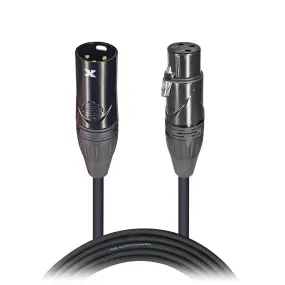 ProX XC-DMX50 50 Ft. High Performance DMX Male 3-Pin to DMX Female 3-Pin Cable