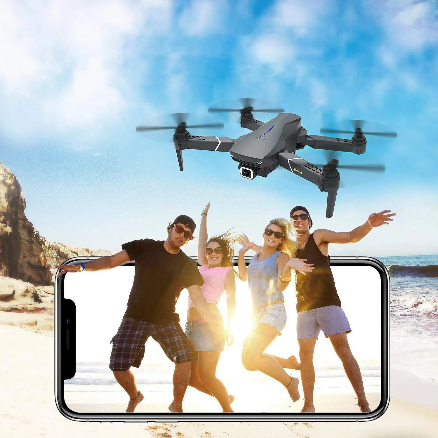 Remote control drone with camera