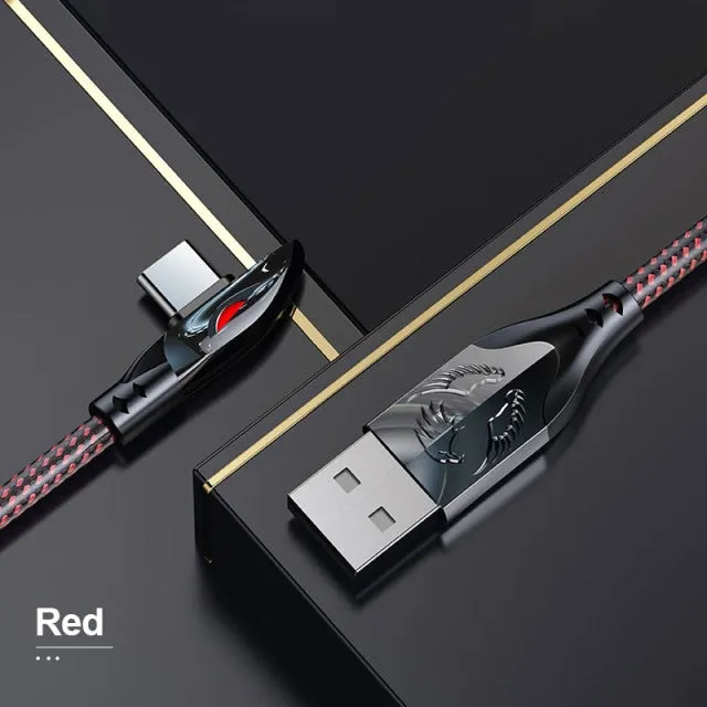 Right Angle Fast Charger Cable