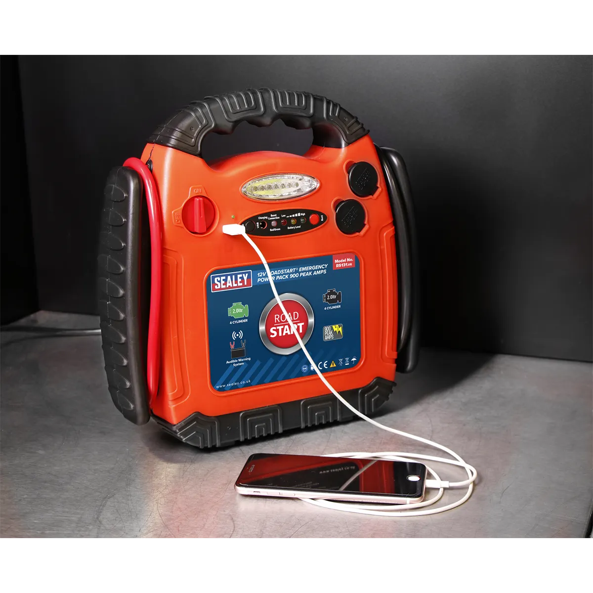 RoadStart¨ Emergency Power Pack 12V 900 Peak Amps