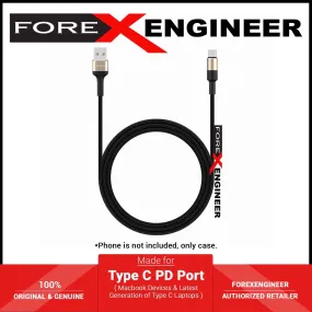 Rockrose Acacia AC 1m USB-C Cable - Black Gold (Barcode: 6973135540335 )