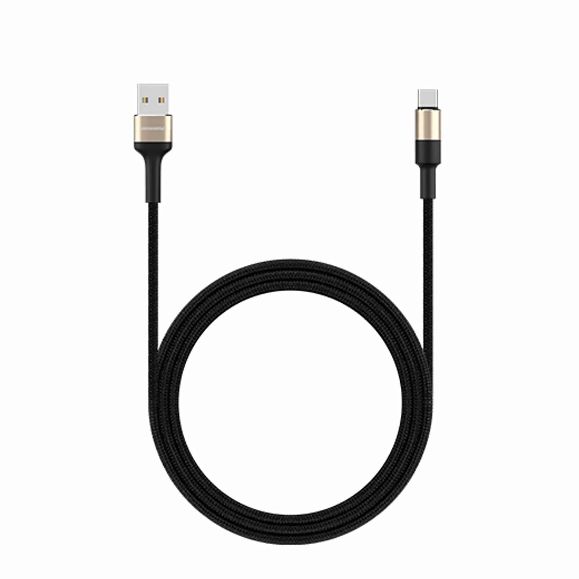 Rockrose Acacia AC 1m USB-C Cable - Black Gold (Barcode: 6973135540335 )