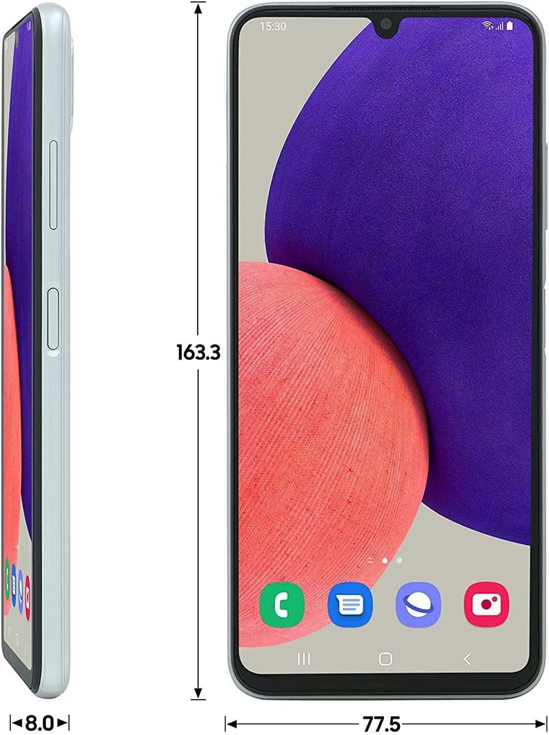 Samsung Galaxy A22 5G, 4GB RAM, 128GB Storage, Dual SIM - Grey/Black Unlocked