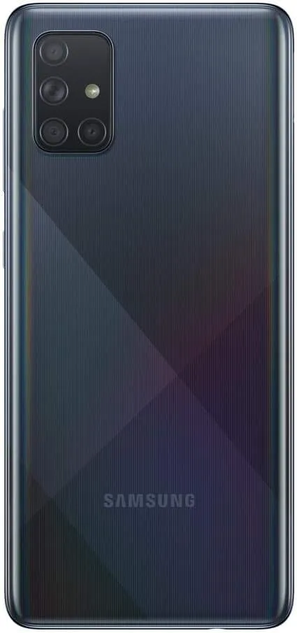 Samsung Galaxy A71 Mobile Sim-Free Smartphone 128GB (UK Version) - Prism Crush Black
