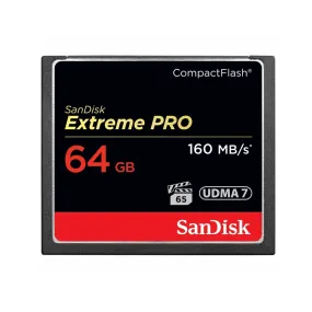 SanDisk Extreme Pro CF 64GB Compact Flash Memory Card 4K 160MBs UDMA 7