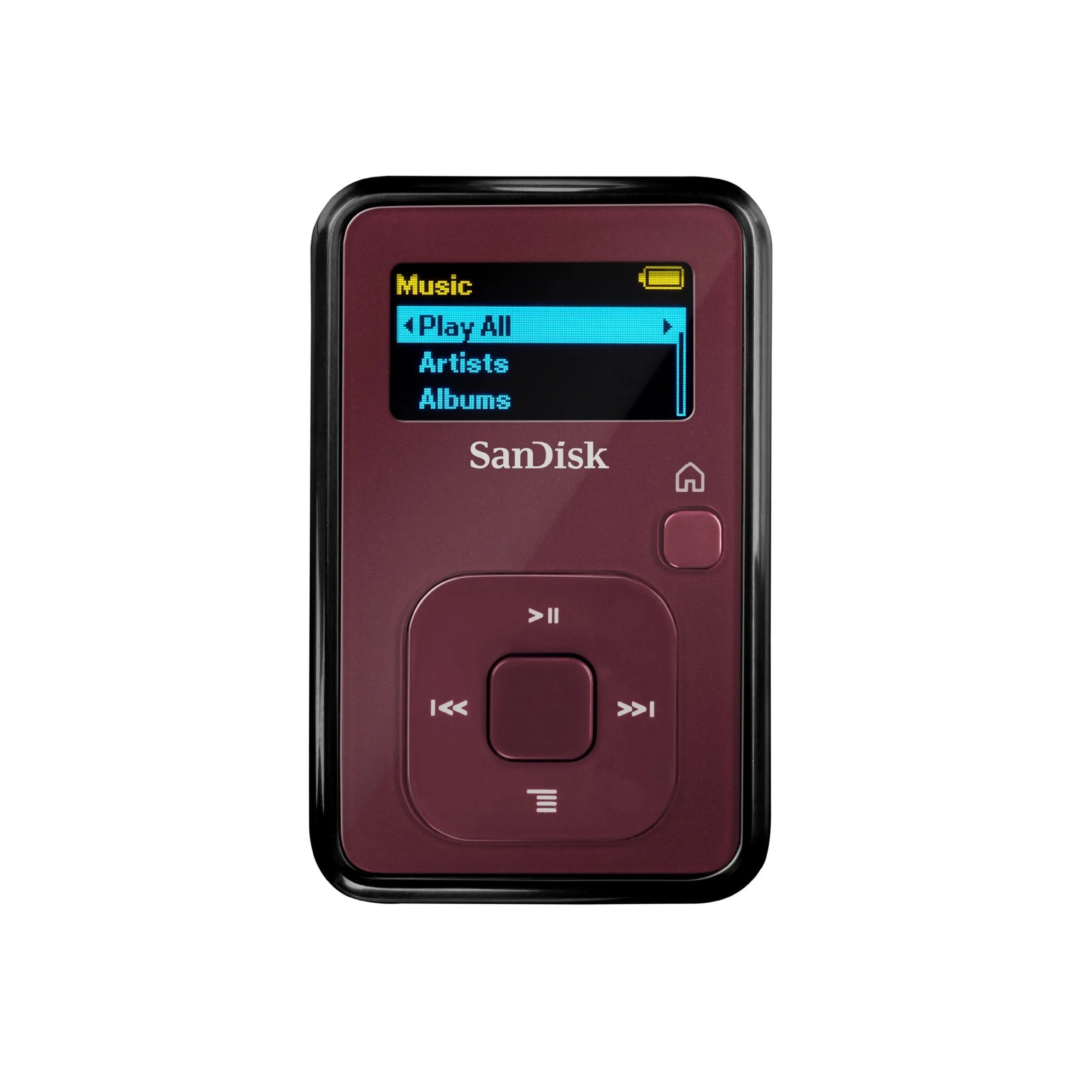 SanDisk Sansa Clip  4 GB MP3 Player (Red) (Discontinued by Manufacturer)
