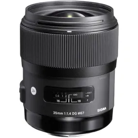 Sigma 35mm F/1.4 DG HSM Art F/Nikon, Ø67