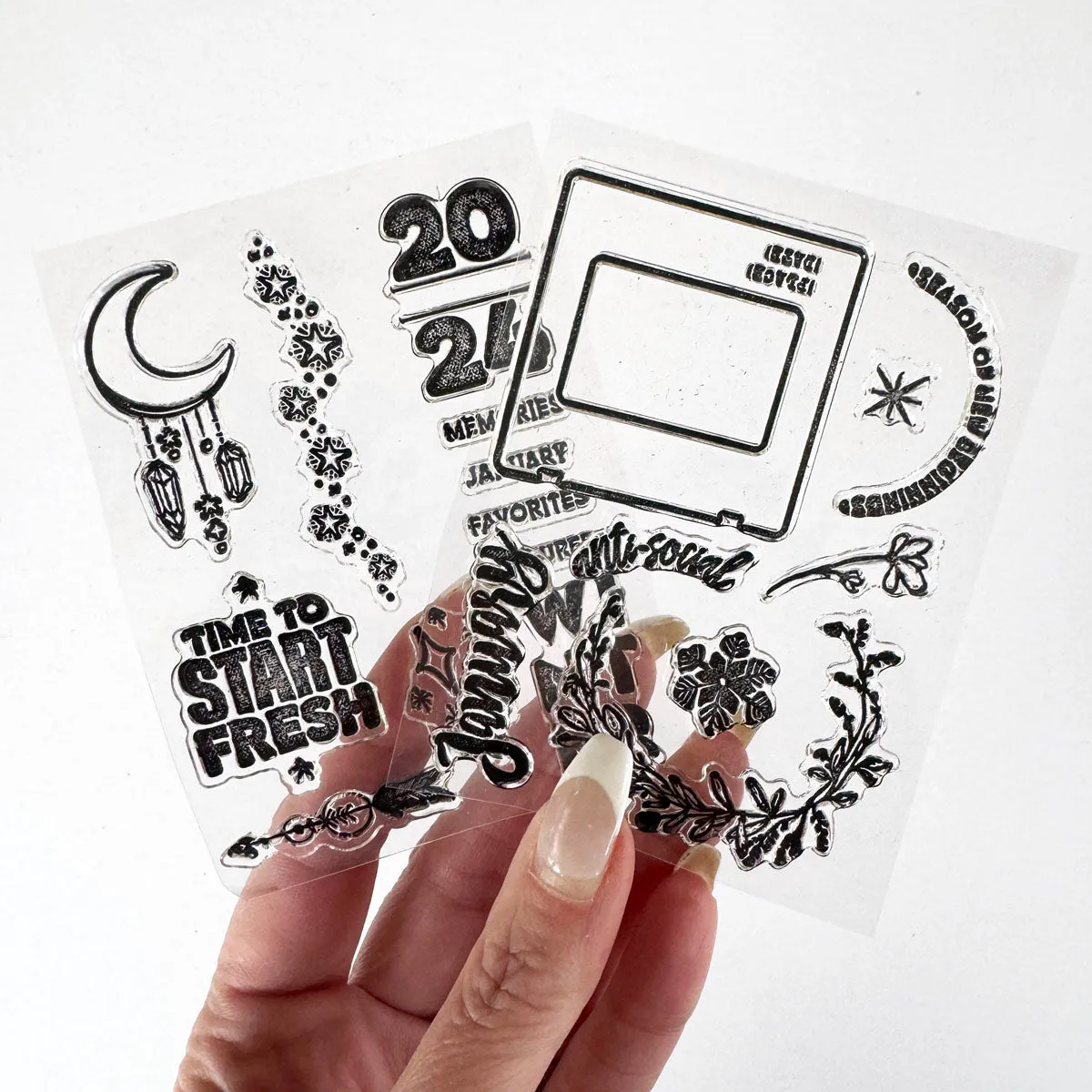 Silent Moon Stamps January 2024