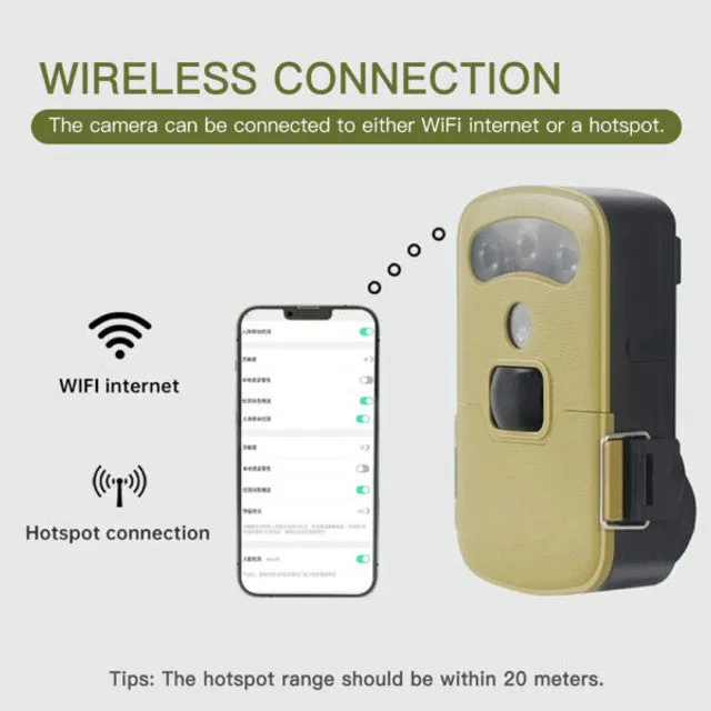 Solar Powered Wifi Hunting Camera Hc901
