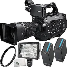 Sony PXW-FS7 4K XDCAM Super35 Camcorder Kit with 28 to 135mm Zoom Lens   2 Replacement BP-U90 Batteries