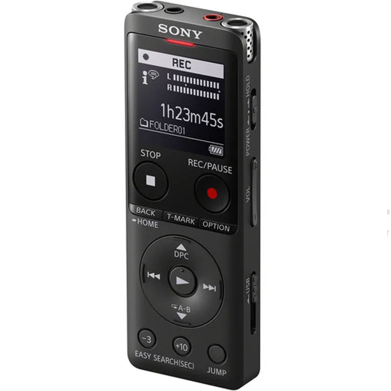 Sony UX570 Digital Voice Recorder Black   Professional Lavalier Condenser Microphone Kit