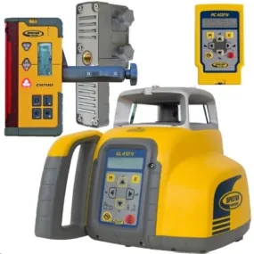 Spectra Precision GL412N Single Grade Laser With CR700 Receiver, C70 Rod Clamp, C71 Mount & RC402N Remote