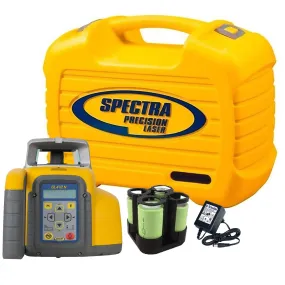 Spectra Precision GL412N Single Grade Laser With NiMH Batteries Carry Case and Recharge Kit
