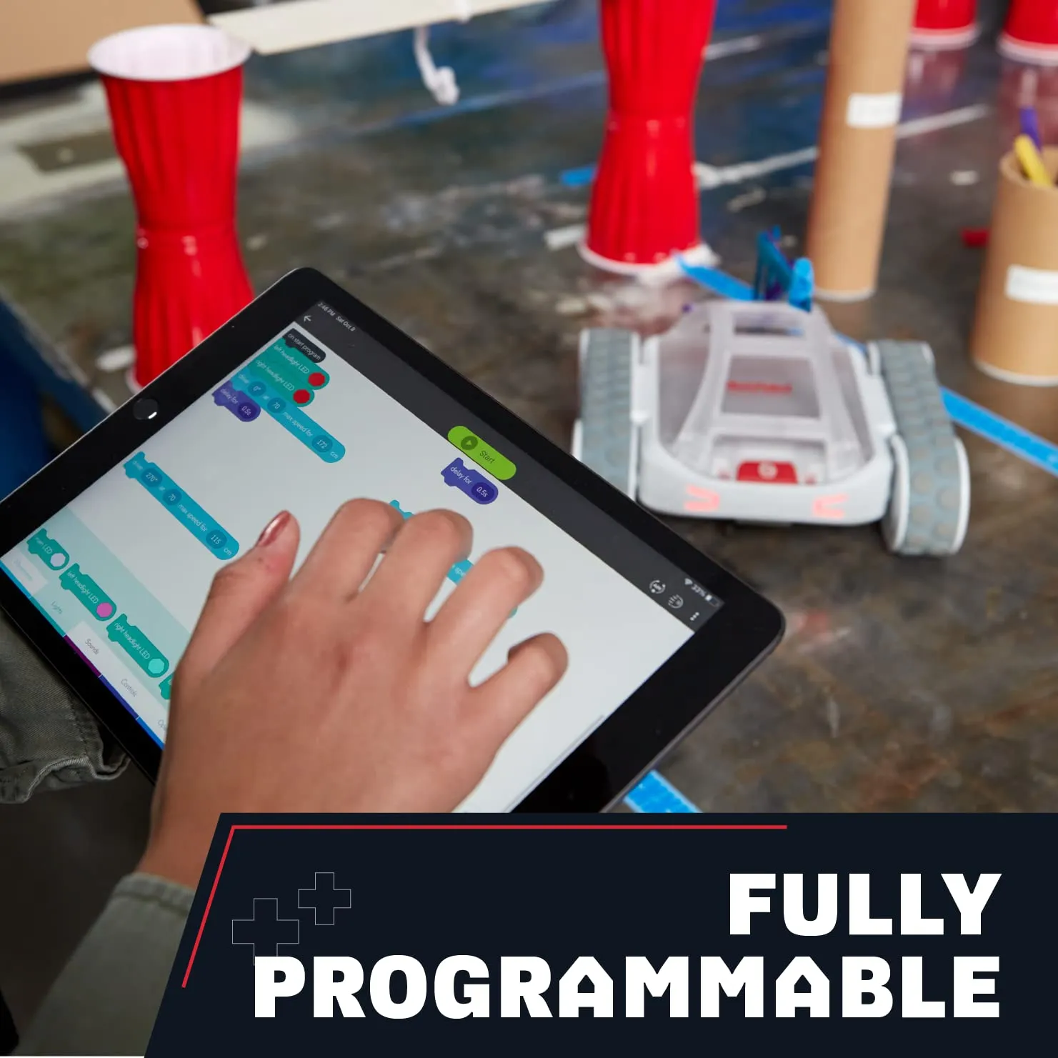 Sphero RVR  - Programmable Robot Car for Kids & Teens - Beginner to Advanced Programming - Customizable & Expandable - Learn JavaScript - Micro:bit & Raspberry Pi Compatible