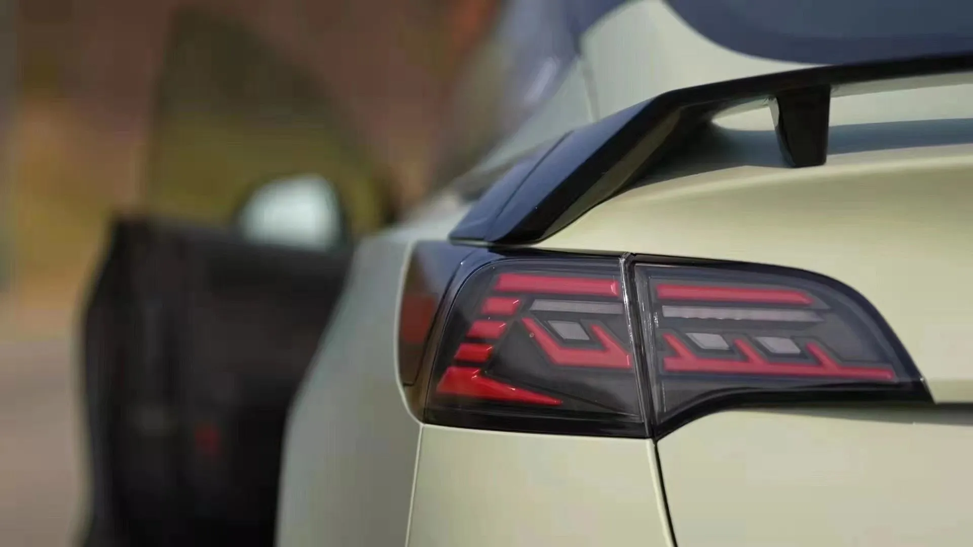 Sport Style LED Tail Lights For Tesla Model 3 & Model Y With Start Up Animation Sequential Indicator US Version Rear Lamps
