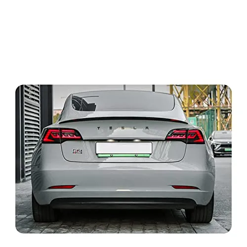 Sport Style LED Tail Lights For Tesla Model 3 & Model Y With Start Up Animation Sequential Indicator US Version Rear Lamps