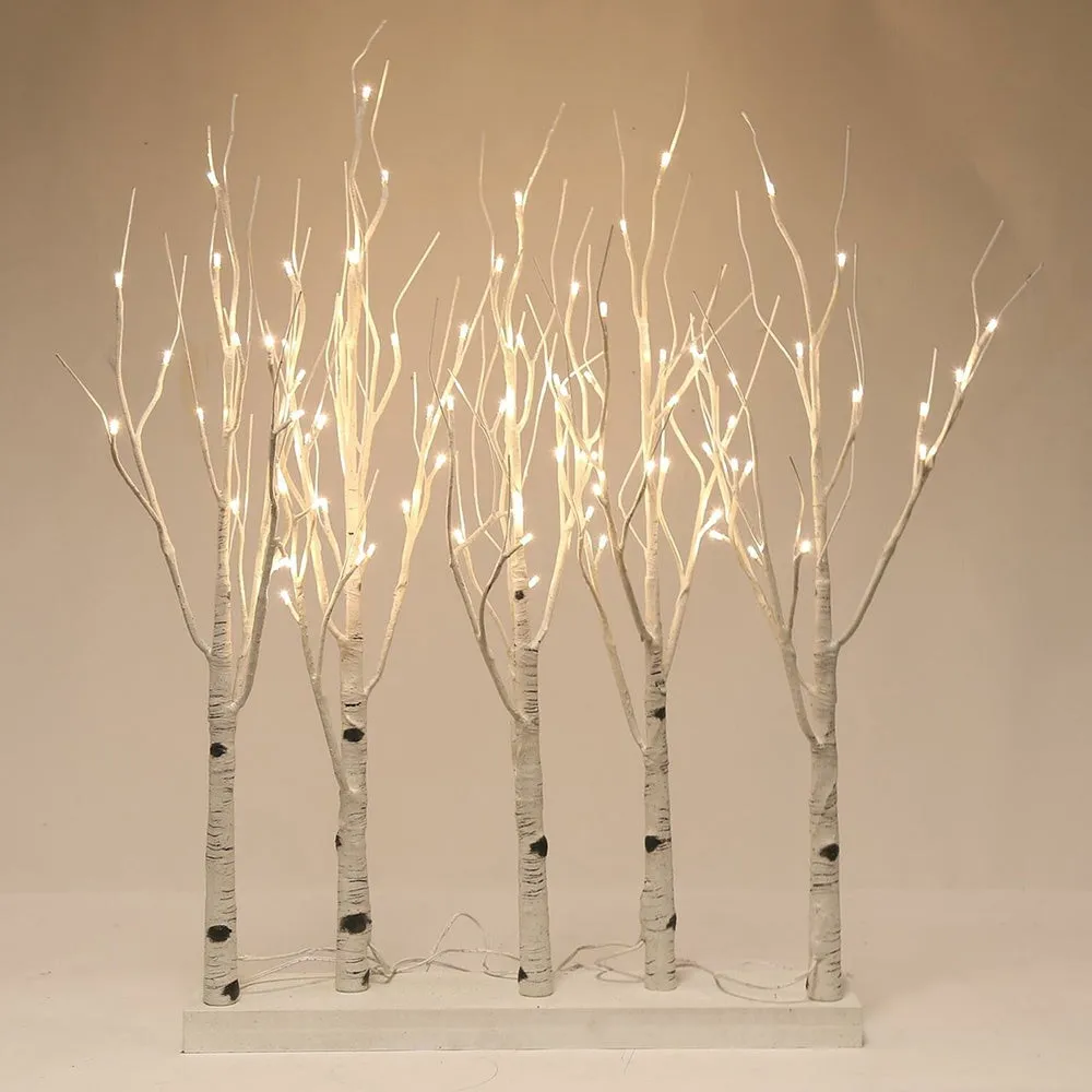 Straits LED White Birch Tree 77cm