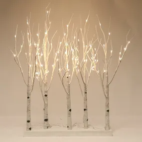 Straits LED White Birch Tree 77cm
