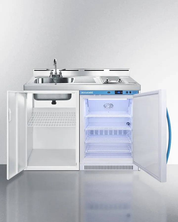 Summit 48" Wide All-In-One Wellness Room Kitchenette with MOMCUBE™ Refrigerator - C48ELMC