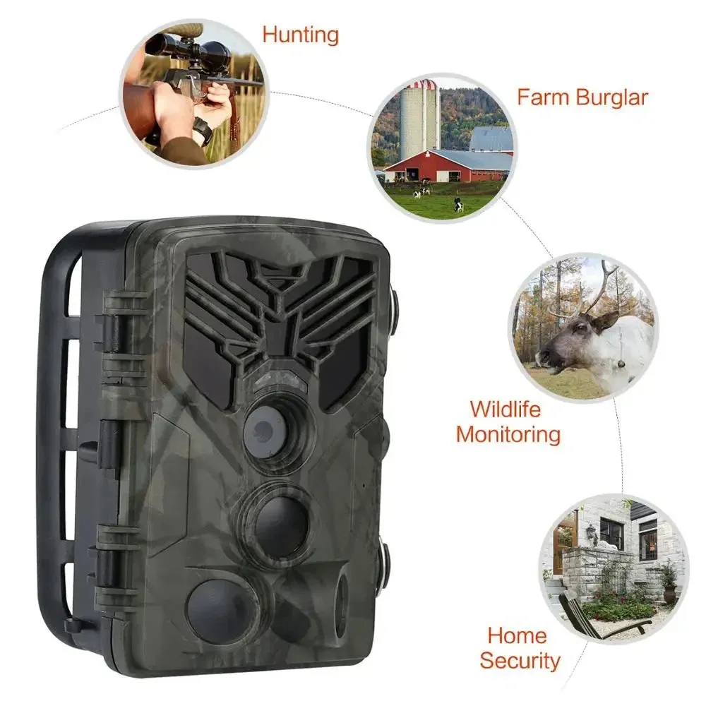 Suntekcam HC-810A Hunting Trail Camera Surveillance Wildlife Infrared Night Vision 24MP 1080P Wild Photo Traps