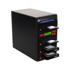Systor 1 to 3 SATA 150MB/S HDD SSD Duplicator/Sanitizer - 3.5" & 2.5" Hard Disk Drive / Solid State Drive Dual Port Hot Swap (SYS203HS-DP)