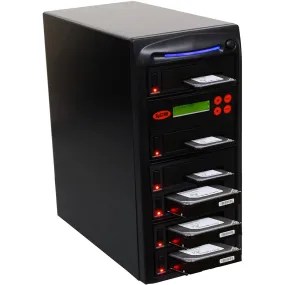 Systor 1 to 5 SATA 300MB/S HDD SSD Duplicator/Sanitizer - 3.5" & 2.5" Hard Disk Drive / Solid State Drive Dual Port Hot Swap (SYS305DP) Systor 1 to 5 SATA 300MB/S HDD SSD Duplicator/Sanitizer - 3.5" & 2.5" Hard Disk Drive / Solid State Drive Dual Port Hot Swap (SYS305DP)