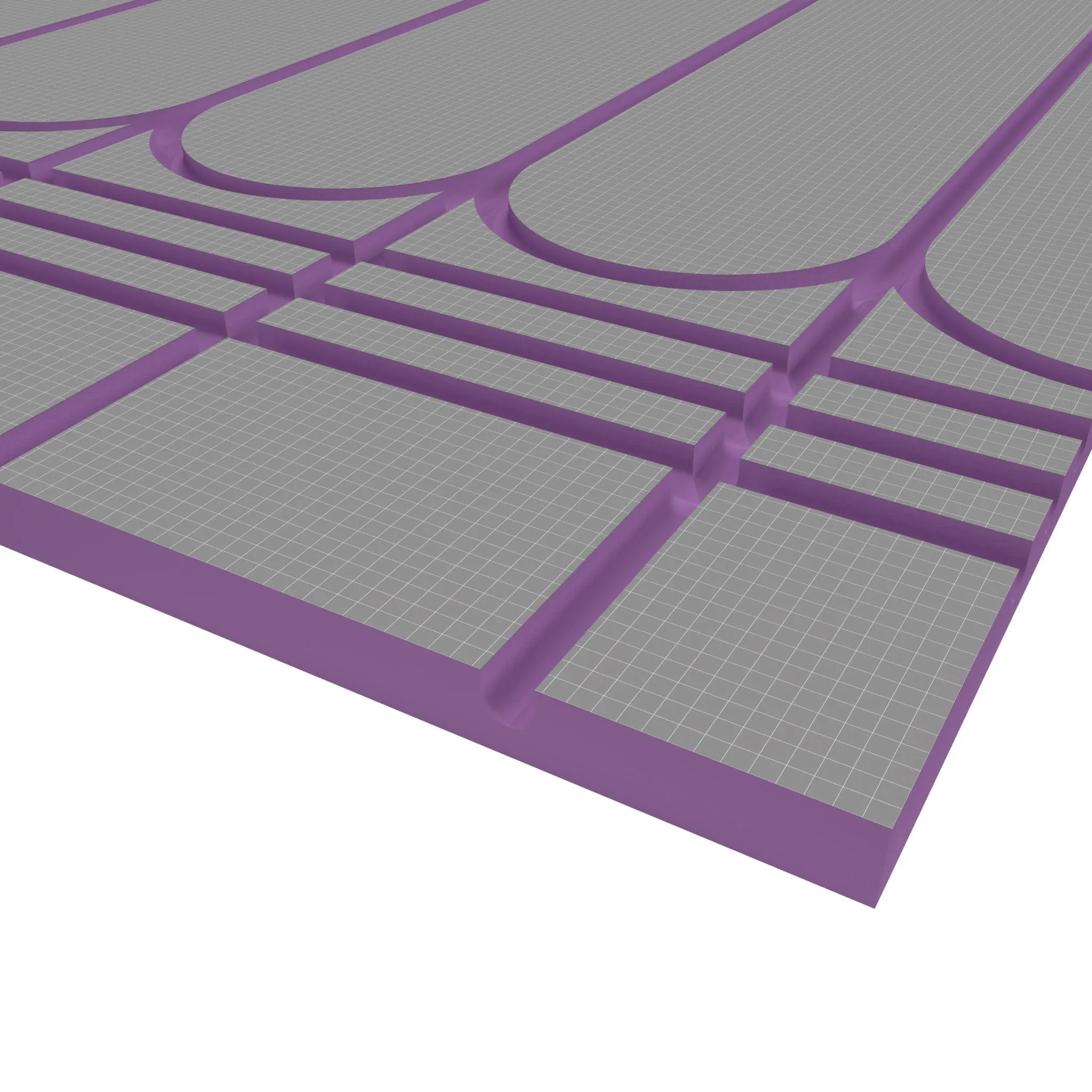 Tekwarm Lite Low Profile UFH Board | 1200mm x 600mm x 20mm