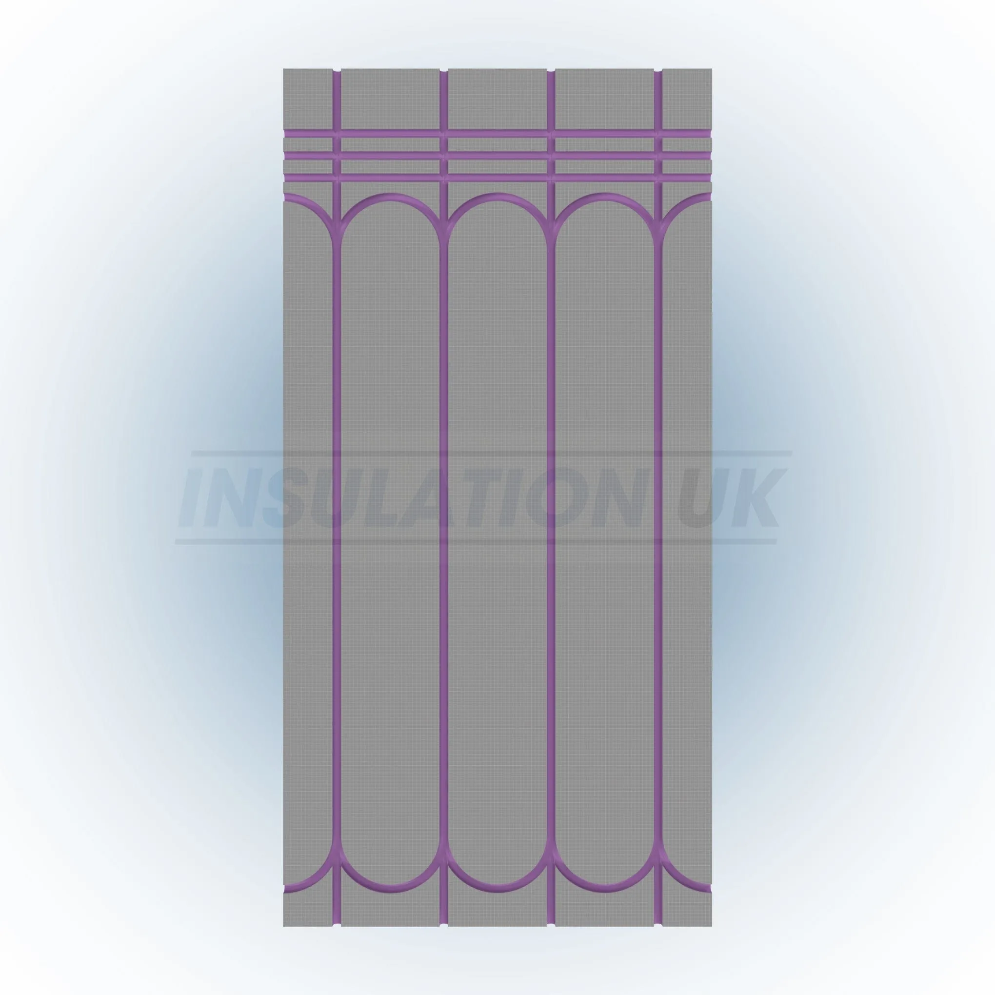 Tekwarm Lite Low Profile UFH Board | 1200mm x 600mm x 20mm