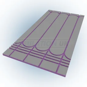 Tekwarm Lite Low Profile UFH Board | 1200mm x 600mm x 20mm