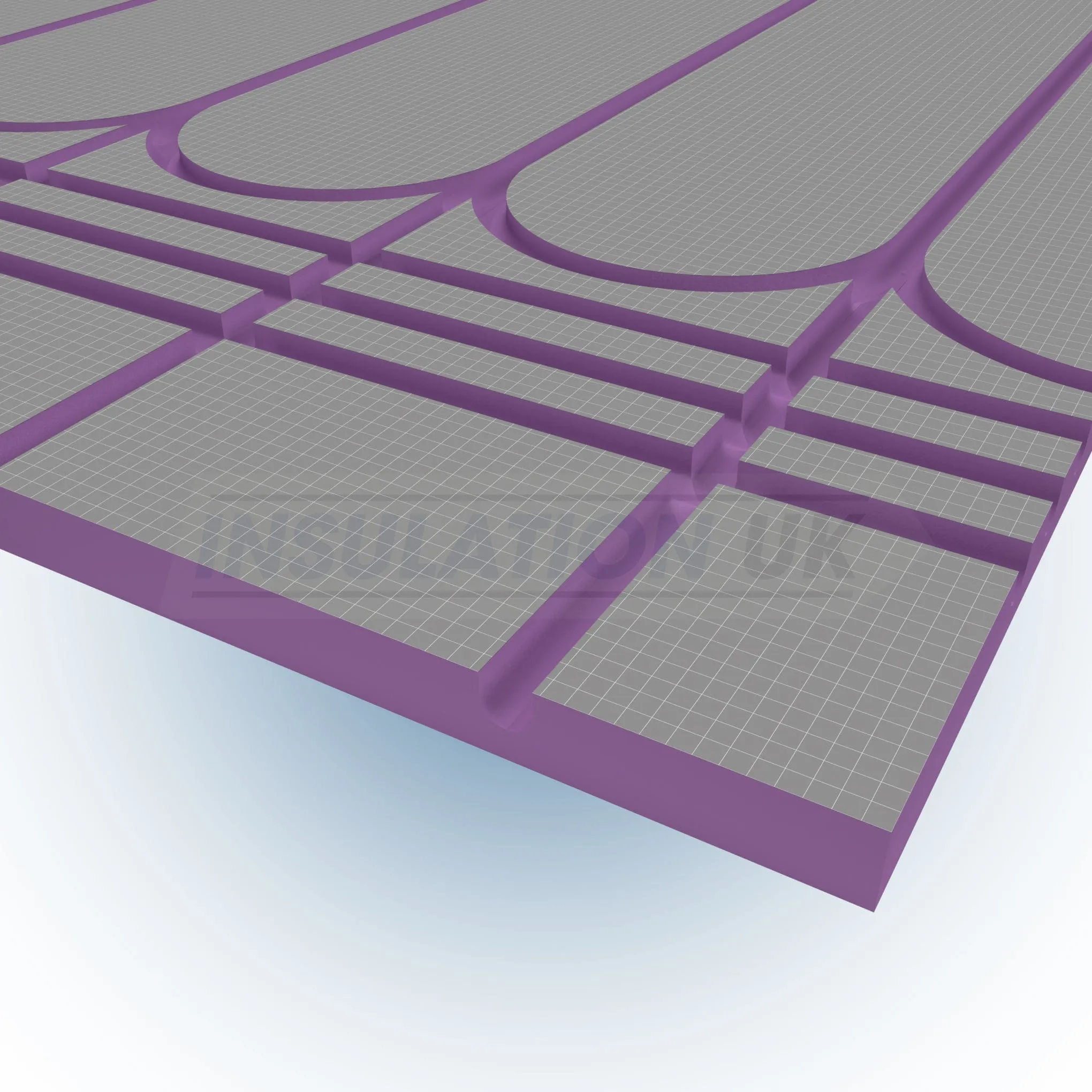 Tekwarm Lite Low Profile UFH Board | 1200mm x 600mm x 20mm