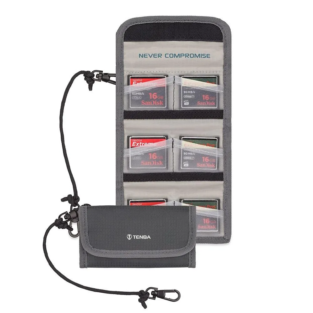 Tenba Tools Reload CF 6 Card Wallet — Grey