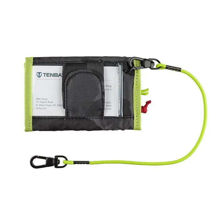 Tenba Tools Reload Universal Card Wallet  Black Camo/Lime