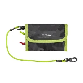 Tenba Tools Reload Universal Card Wallet  Black Camo/Lime