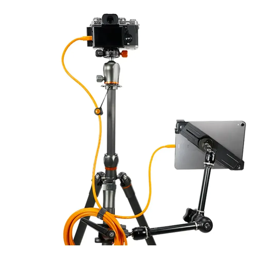 Tether Tools Tetherpro USB 3 To USB-C 4.6m Orange   TetherGuard TG020