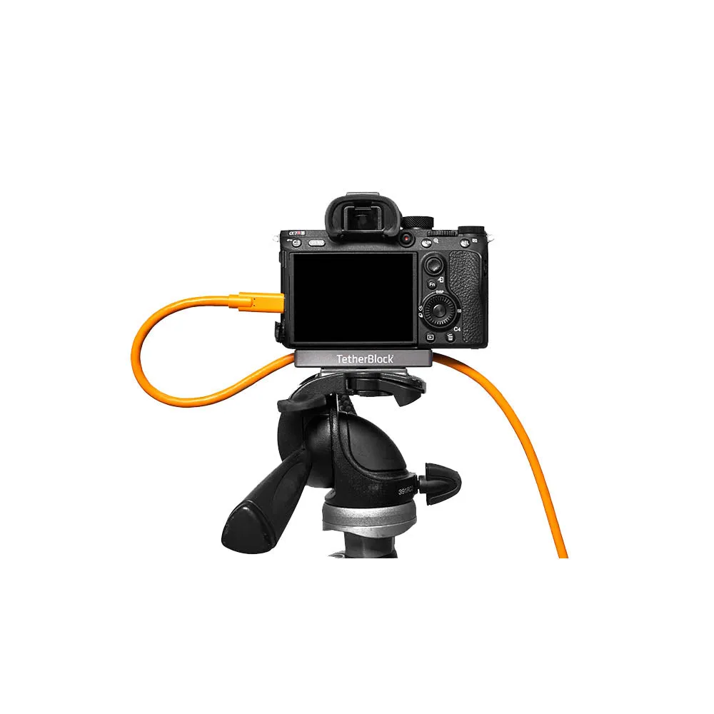 TetherPro 4.6m (15') USB-A to USB-C Tether Cable (High-Visibility Orange)