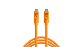 TetherTools USB-C to USB-C, 10' (3m) Orange Cable