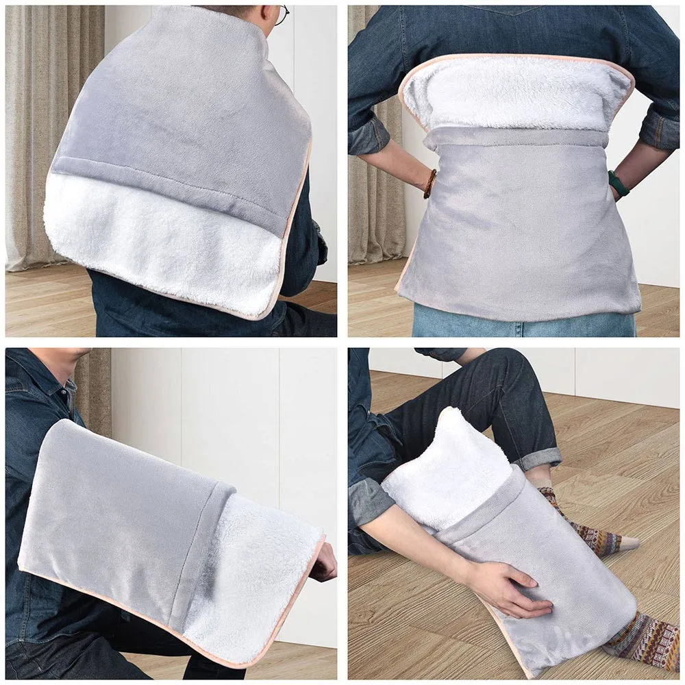 TheLAShop Electric Foot Warmer Heating Pad 22x20" Gray